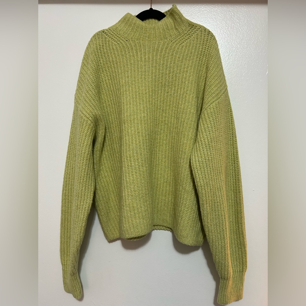 Old Navy Light Green Women's Cowl Neck Sweater
